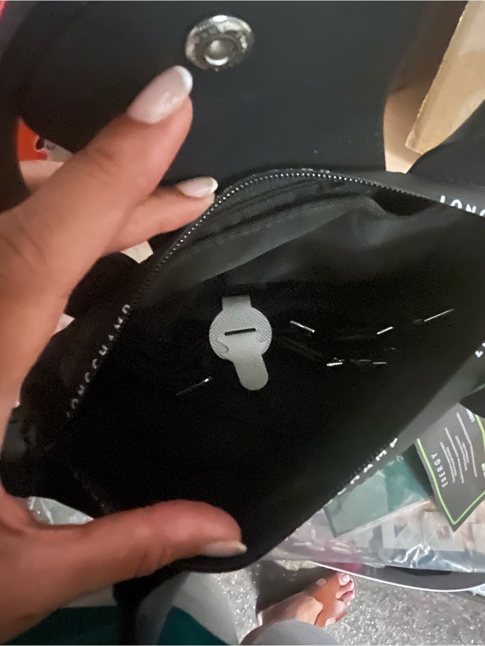 Longchamp  Le pliage energy econyl Black extra Small Top-Handle Bag xs $280 - Picture 8 of 8